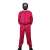 IdeallStore® Squid Game Triangle Adult Costume, Red, Size L, Front View