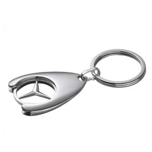Breloc de chei IdeallStore, Silver Mercedes, 7.5 cm, metal, argintiu 56368261 Brelocuri