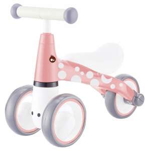 Ecotoys Mini háromkerekű Futóbicikli - Pöttyös #rózsaszín 31345105 Járgányok