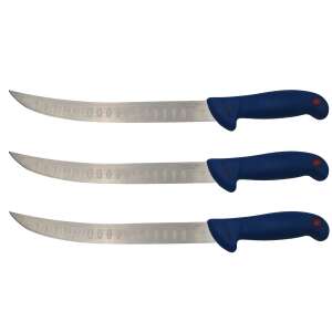 IdeallStore® 38 cm blaues, rostfreies Boniermesser-Set mit 3 Stück - Pfannen, Abendessen, Küchenmesser, Besteck-Sets und Töpfe