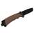 IdeallStore® vadászkés, Tactical Survival, 25 cm, rozsdamentes acél, bézs színű, tok mellékelve 56368570}