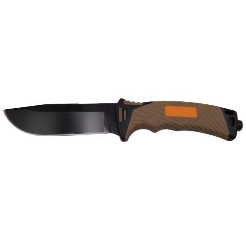 IdeallStore® vadászkés, Tactical Survival, 25 cm, rozsdamentes acél, bézs színű, tok mellékelve 56368570