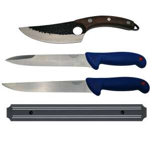 DEPOX® Metzgerset, Küchenmesser, Stech- und Magnethalter, Edelstahl 56368878 - Pfannen, Abendessen, Küchenmesser, Besteck-Sets und Töpfe