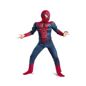 Spiderman costume for kids, size L, red, 120-130 cm, 7-9 years - Toy