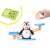 Counting Penguins educational balance scale toy for kids, showing how to use the numbers and cards
