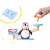 Counting Penguins educational balance scale toy for kids, showing how to use the numbers and cards