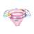 Rosa Intime aufblasbarer Babyschwimmring mit Sitz, 47cm, für Babys ab 1 Jahr, bis zu 20kg