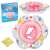 Ikonka Inflatable baby Floating rubber #pink 56369294