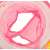Pink Intime inflatable baby swim ring with seat, 47cm, close-up of the inside