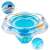 Modrý nafukovací kruh s detskou sedačkou 56369325