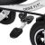Ikonka Trike Fix V3 360° swivel tricycle with tilting backrest - Black, Grey 80327000