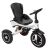 Ikonka Trike Fix V3 360° swivel tricycle with tilting backrest - Black, Grey 80327000