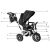 Ikonka Trike Fix V3 360° swivel tricycle with tilting backrest - Black, Grey 80327000