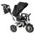 Ikonka Trike Fix V3 360° swivel tricycle with tilting backrest - Black, Grey 80327000