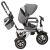 Ikonka Trike Fix V3 360° swivel tricycle with tilting backrest - Grey 93444163
