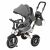 Ikonka Trike Fix V3 360° swivel tricycle with tilting backrest - Grey 93444163