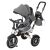 Ikonka Trike Fix V3 360° swivel tricycle with tilting backrest - Grey 93444163