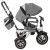 Ikonka Trike Fix V3 360° swivel tricycle with tilting backrest - Grey 93444163