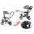 Ikonka Trike Fix Lite grey tricycle with adjustable seat