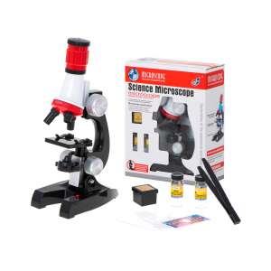 Microscop științific cu accesorii, mărire 100x, 400x, 1200x, pentru copii, jucărie educativă - Jocuri stiintifice si exploratori