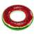 Wassermelonen-Schwimmring, 80cm, rot, grün, schwarz