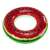 Wassermelonen-Schwimmring, 80cm, rot, grün, schwarz