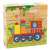 Wooden puzzle for kids with 9 blocks featuring a train