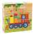 Wooden puzzle for kids with 9 blocks featuring a train