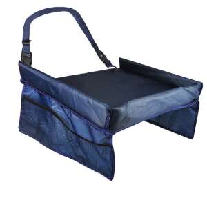 Waterproof table for car seat navy blue