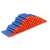 10 pack of blue NERF compatible foam darts, 7.2cm long