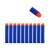 10 pack of blue NERF compatible foam darts, 7.2cm long