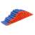 10 pack of blue NERF compatible foam darts, 7.2cm long