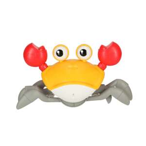 Yellow and red interactive crab toy with sound effects - Interactive Kids' Toy