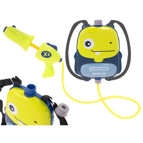 Dinosaurier Rucksack Wasserpistole Spielzeug für Kinder, 1000ml Wassertank