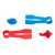 2 colorful tongs and 2 colorful vehicles for Montessori counting toy
