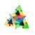MoYu Pyraminx puzzle, zmiešané farby