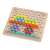Ikonka Educational Montessori Mosaic Puzzle 77pcs  71264710