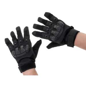 Schwarze taktische Handschuhe mit Knöchelschutz, Größe XL - Handschuhe für Herren