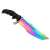 IdeallStore® vadászkés, Rainbow Element, 30,5 cm, rozsdamentes acél, több színű 56373136}