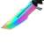 IdeallStore® vadászkés, Rainbow Element, 30,5 cm, rozsdamentes acél, több színű 56373136}