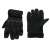 Black tactical gloves with knuckle protection, size L