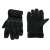 Black tactical gloves with knuckle protection, size L