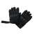 Black tactical gloves with knuckle protection, size L