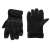 Black tactical gloves with knuckle protection, size L