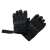 Black tactical gloves with knuckle protection, size L