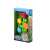 Splash Flower water sprinkler for kids, green and red, with colorful flowers and a smiling face, packaging