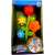 Splash Flower water sprinkler for kids, green and red, with colorful flowers and a smiling face, packaging