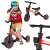 Child riding Ikonka Trike Fix Mini 3in1 Red Tricycle, convertible to balance bike, in use
