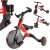 Ikonka Trike Fix Mini 3in1 Red Tricycle, different configurations