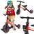 Child riding Ikonka Trike Fix Mini 3in1 Red Tricycle, convertible to balance bike